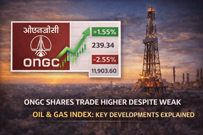 ONGC Shares Trade Higher Despite Weak Oil & Gas Index: Key Developments Explained